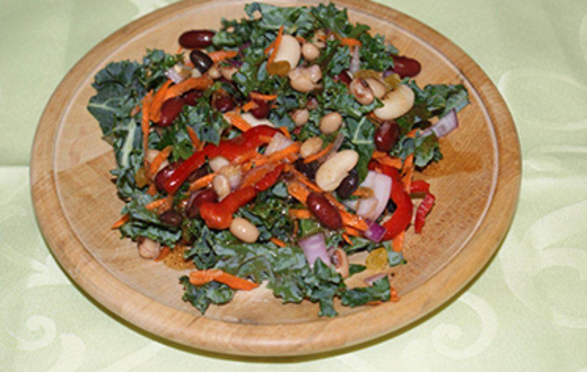 Recipe Grandmas Mixed Bean And Kale Salad Vitality Magazine