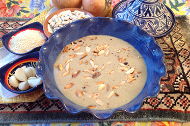 Recipe: Bean and Almond Soup (Asseeda)