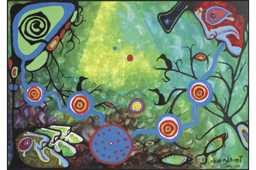 Sounding by Norval Morrisseau and Ritchie Sinclair